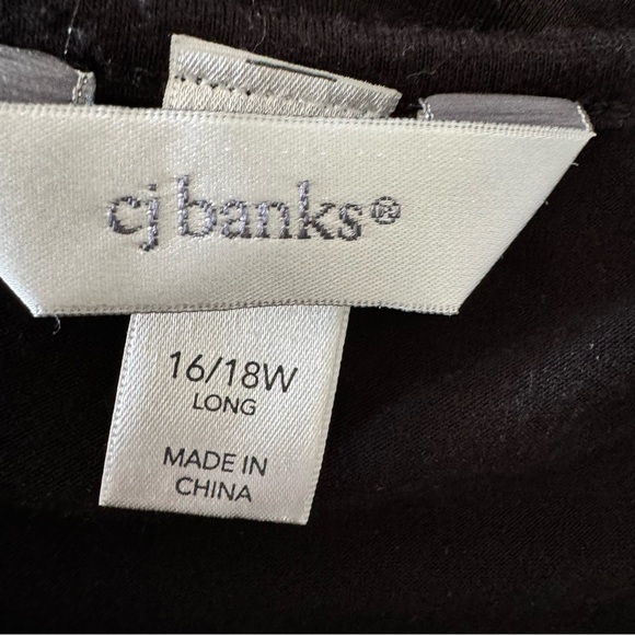 CJ BANKS 16W 18W Tall Sequin Tank Top - Picture 5 of 6